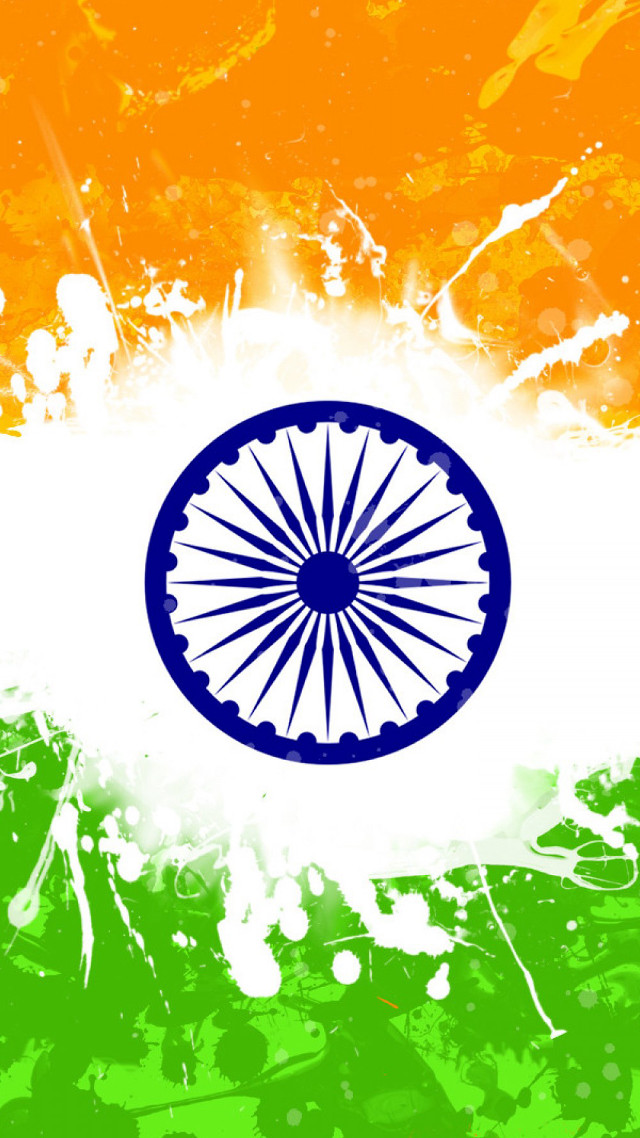 Flag white green circle blue free wallpaper - medium preview image