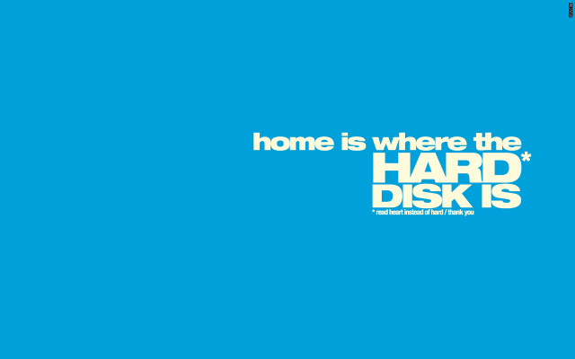 Blue background white text home free wallpaper - medium preview image