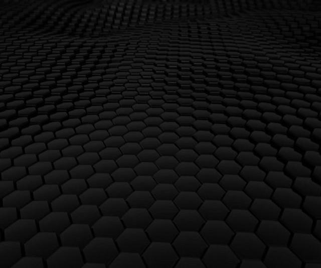 Black background hexagonal tiles pattern #2 free wallpaper - medium preview image