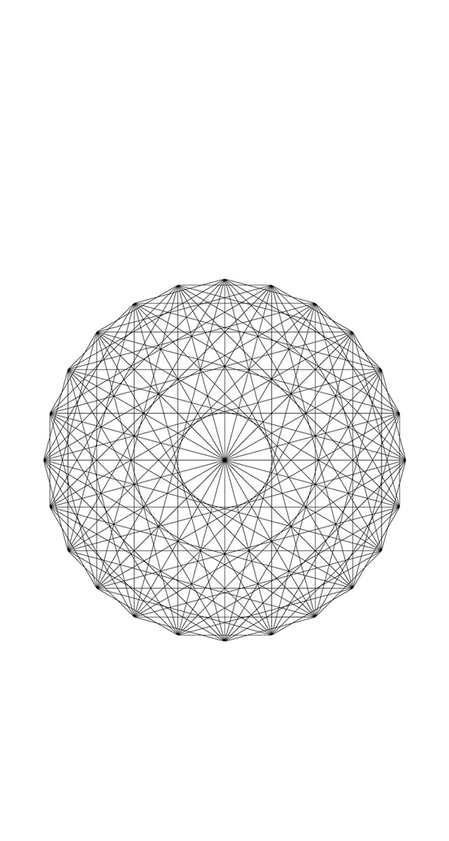 Buckminster fuller wireframe golden ratio free wallpaper - medium preview image