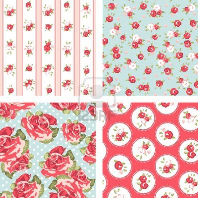 Roses polka dots patterns white free wallpaper - medium preview image