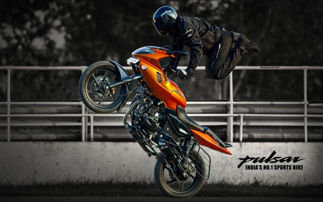 Man motorcycle jump ramp air free wallpaper - medium preview image