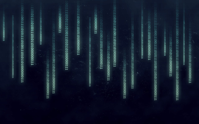 Dark background green numbers black #2 free wallpaper - medium preview image
