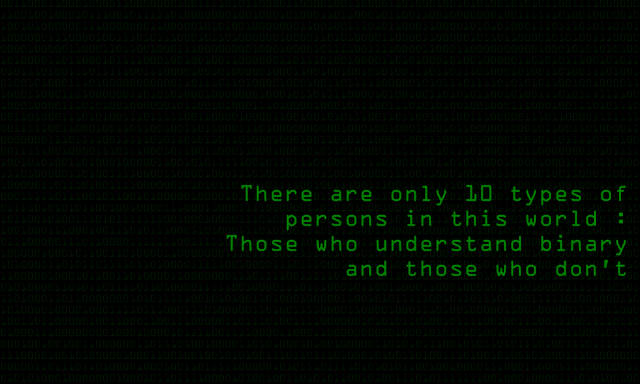 Green text message black background #2 free wallpaper - medium preview image