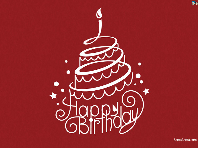Birthday cake candle happy birthday free wallpaper - medium preview image