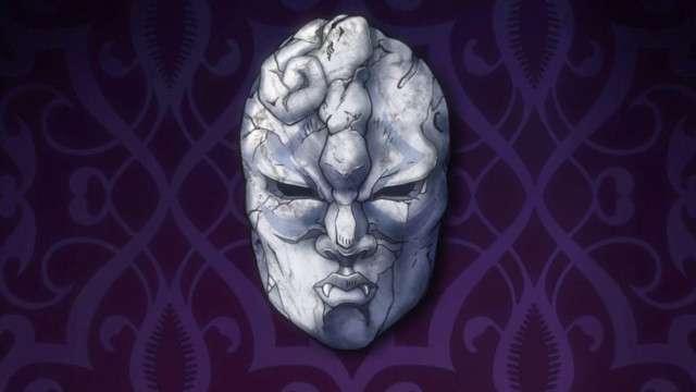 White mask face purple background free wallpaper - medium preview image