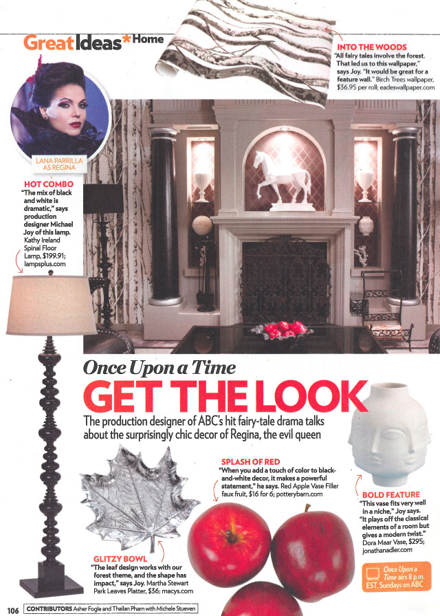 Magazine ad home fireplace mantel free wallpaper - medium preview image