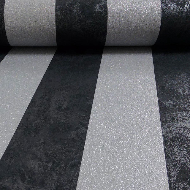 Black white striped carpet side free wallpaper - medium preview image