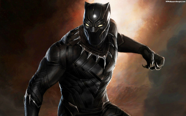 Black panther dark room red free wallpaper - medium preview image