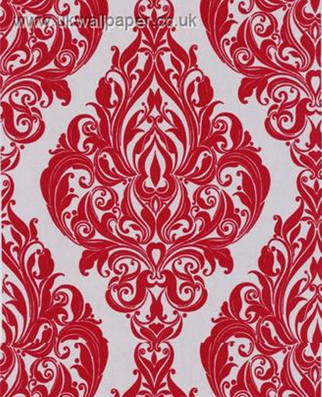Red white wallpaper large pattern free wallpaper - medium preview image
