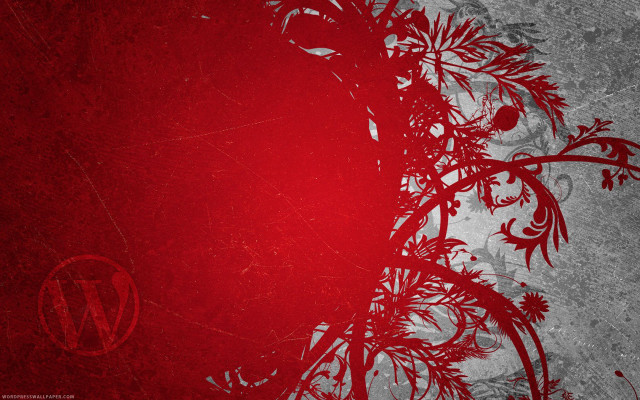 Red gray background flower design free wallpaper - medium preview image