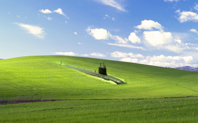 Green field small tower blue #2 free wallpaper - medium preview image