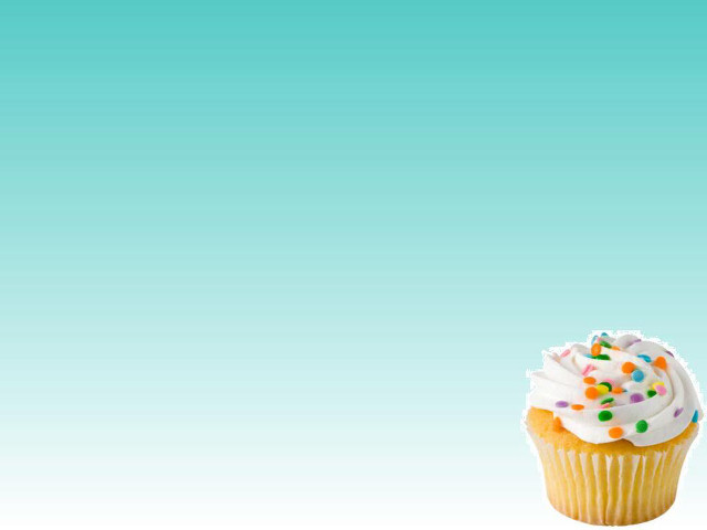 Cupcake white frosting sprinkles blue #2 free wallpaper - medium preview image