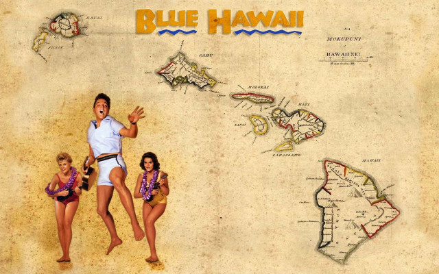 Man two women map blue free wallpaper - medium preview image