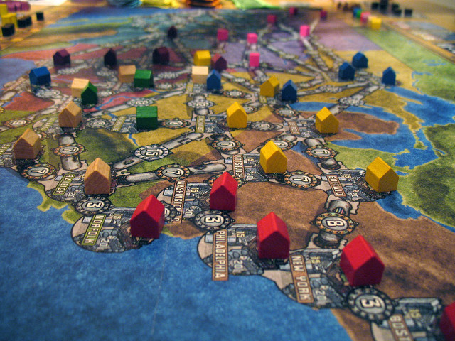 Board game houses buildings map free wallpaper - medium preview image