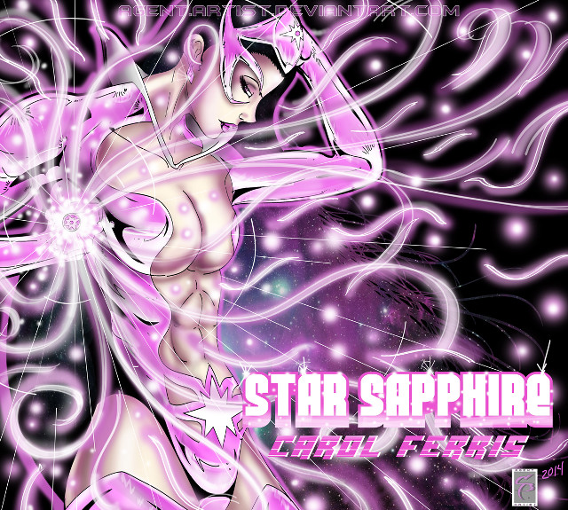 Woman pink dress star purple free wallpaper - medium preview image