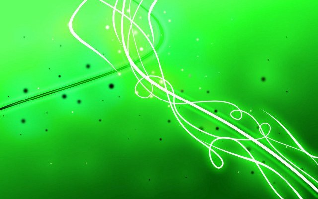 Green background white swirl black #2 free wallpaper - medium preview image
