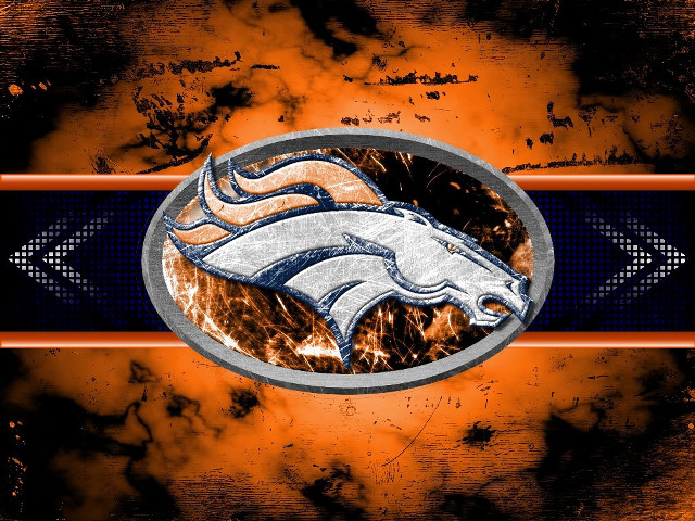 Denver football logo orange black free wallpaper - medium preview image