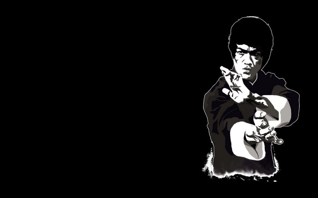 Man pointing gun camera black free wallpaper - medium preview image