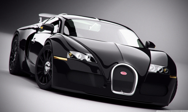 Black bugatti car rendering luxury free wallpaper - medium preview image