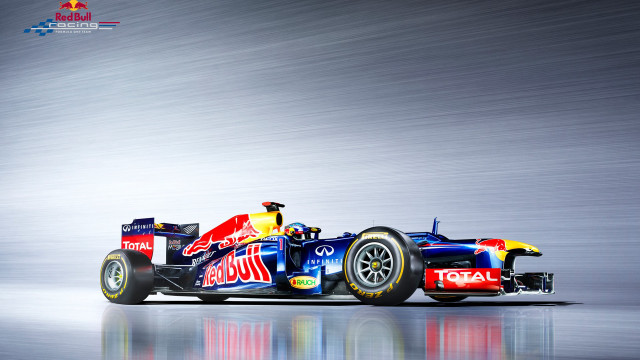 Red bull racing car blurry free wallpaper - medium preview image