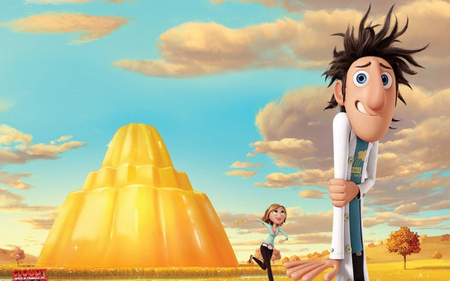 Cartoon character toothbrush pyramid girl free wallpaper - medium preview image