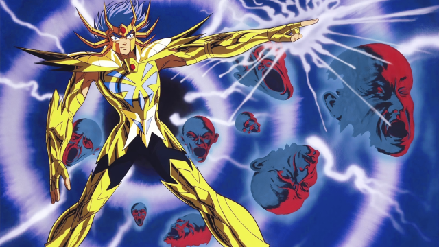Man yellow suit arms out free wallpaper - medium preview image