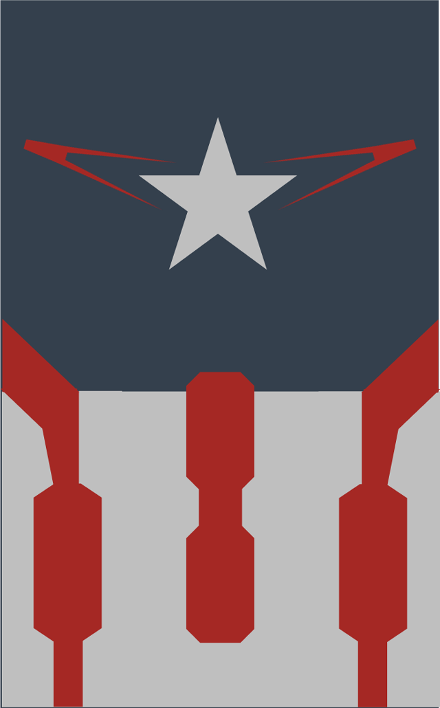 Captain america symbol star red free wallpaper - medium preview image