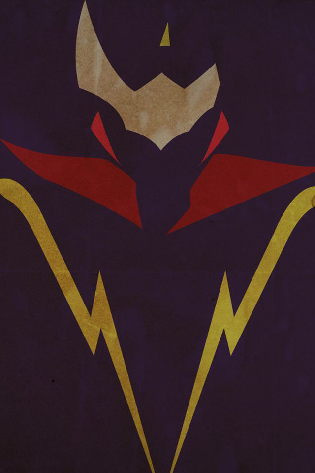 Stylized man caper suit lightning free wallpaper - medium preview image