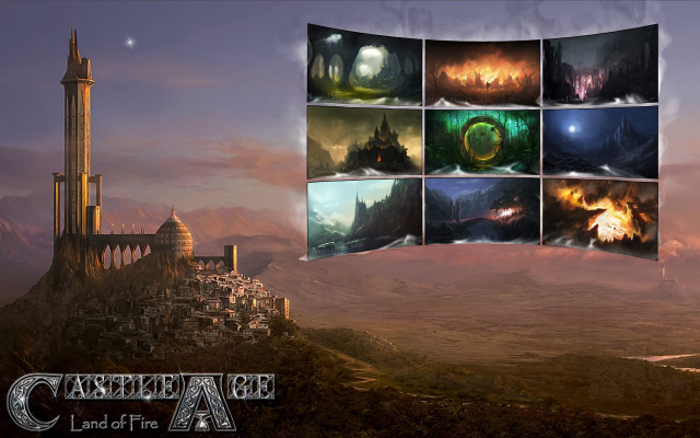 Castle hill tower background series free wallpaper - medium preview image
