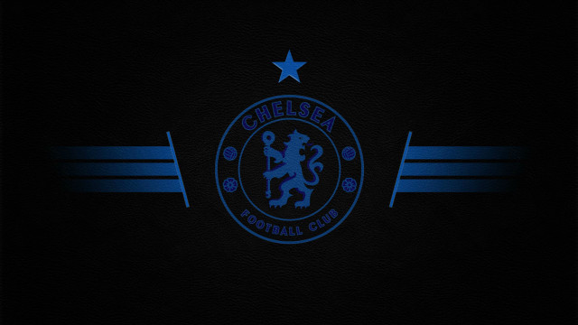 Chelsea logo black background blue #2 free wallpaper - medium preview image