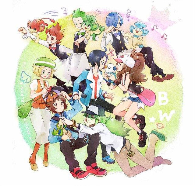 People circle music notes rainbow free wallpaper - medium preview image