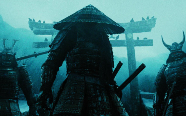 Man costume group people swords free wallpaper - medium preview image