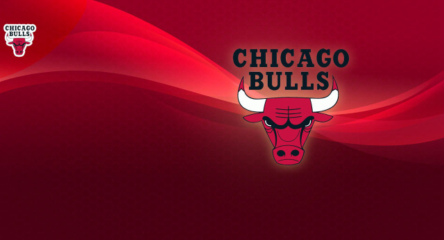 Chicago bulls logo red background #2 free wallpaper - medium preview image