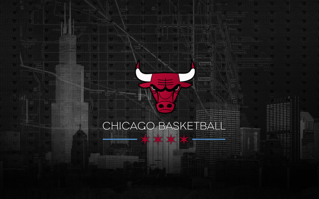 Chicago bulls logo black background #6 free wallpaper - medium preview image