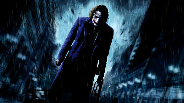 Man purple coat hat rain free wallpaper - medium preview image