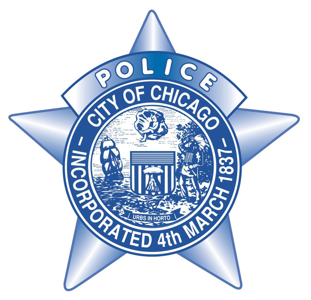 Police badge blue star white free wallpaper - medium preview image