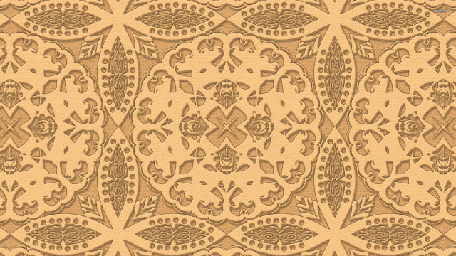 Brown beige intricate pattern wallpaper free wallpaper - medium preview image