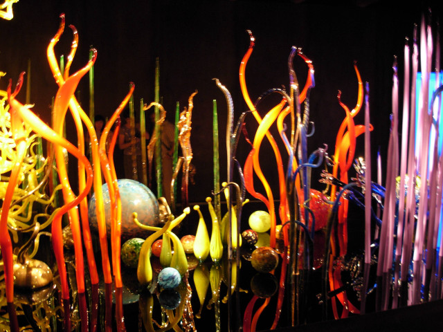 Glass blowing wands dark room free wallpaper - medium preview image