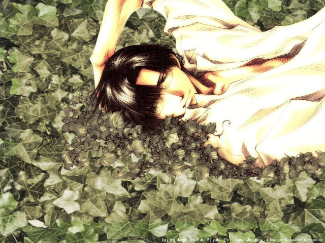 Woman laying ground surrounded leaves free wallpaper - medium preview image