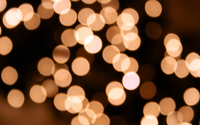 Blurry lights dark night time free wallpaper - medium preview image