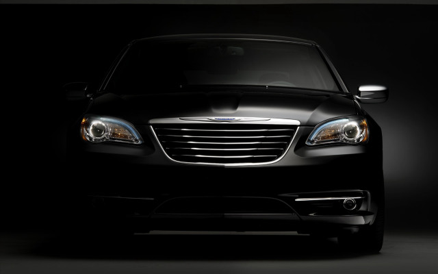 Black car dark headlights hood #2 free wallpaper - medium preview image