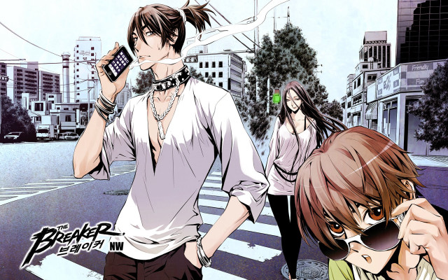 People walking street cellphone woman free wallpaper - medium preview image