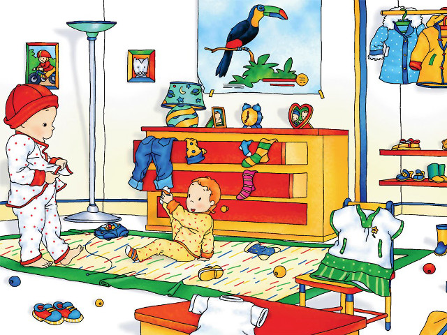 Childs room bird wall dresser free wallpaper - medium preview image