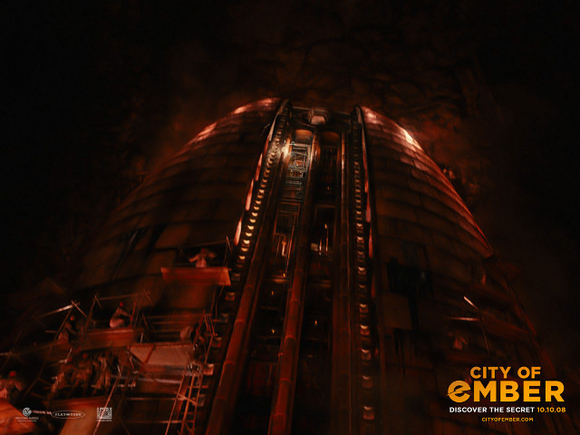 Metal structure red light night free wallpaper - medium preview image