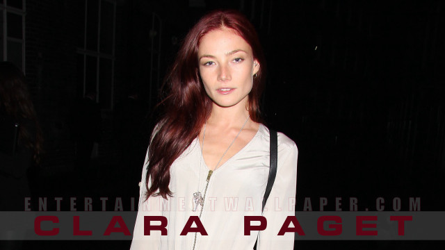 Woman red hair dark handbag free wallpaper - medium preview image