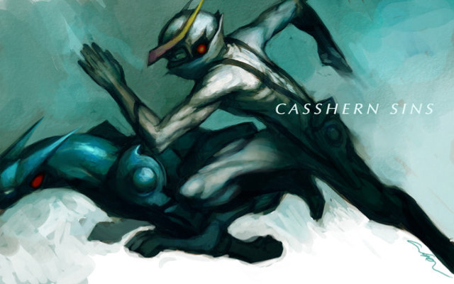 Creature sword casshren sinis painting free wallpaper - medium preview image