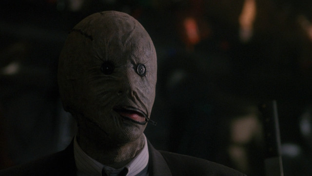 Man suit tie creepy mask free wallpaper - medium preview image