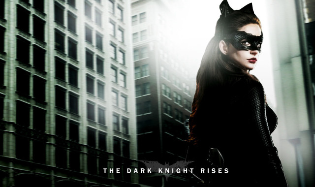 Woman cat mask black outfit free wallpaper - medium preview image