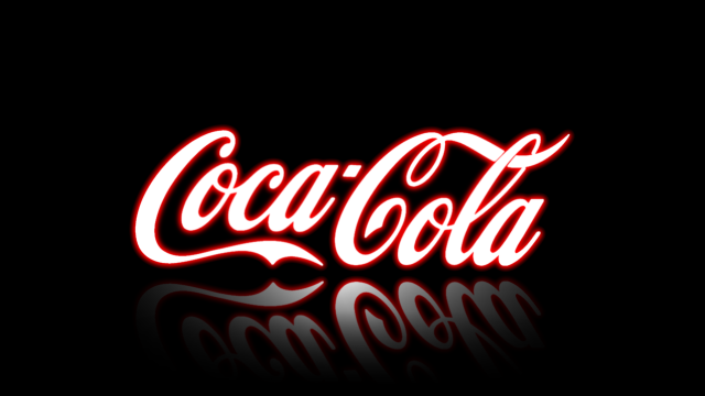 Coca cola logo red black free wallpaper - medium preview image